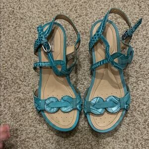 Geox Teal Sandals